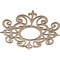 Ekena Millwork Dijon Wood Fretwork Pierced Ceiling Medallion, Red Oak, 18"OD x 5 7/8"ID x 3/8"T CMWP18X18X0375DIRO - alternate 2